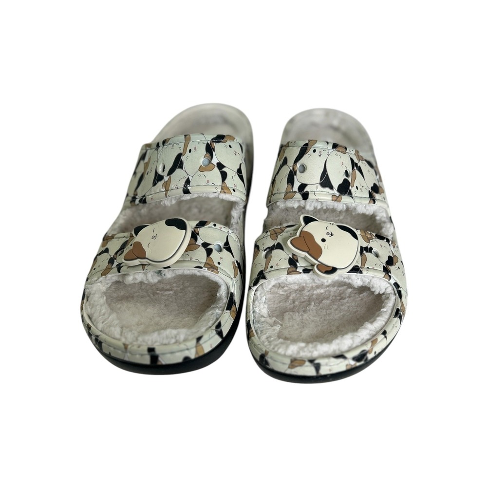 Crocs x Squishmallows Cam the Cat Sandals Slides Fur Lined M11 W13